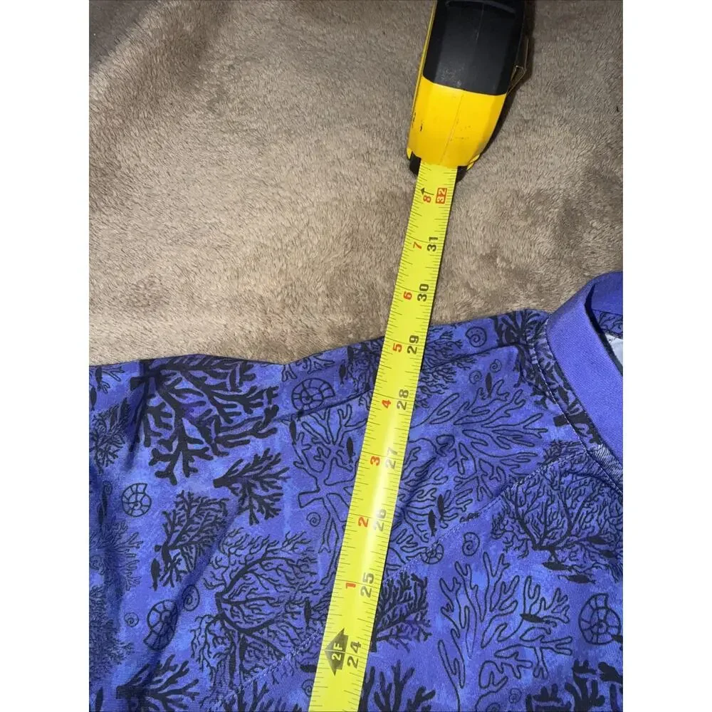 Waggle Golf Men’s 2xl Golf Polo Tree Print - Picture 5 of 6